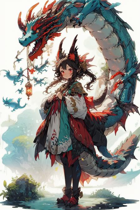 03917-2216750934-best quality,masterpiece,illustration,1girl,solo,full body,Blank background,(Fantasy world style_1.1),(Animal ear_1.1),tail,(Cut.png